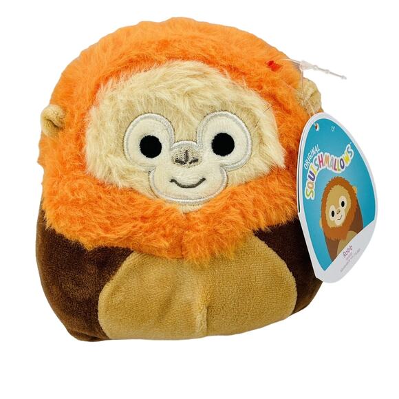 Squishmallows Robb 5" Orangutan Plush‎ Kellytoy 2022 - Picture 1 of 4